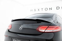 Maxton Design Spoiler Cap black gloss - Mercedes C-Class W205 Coupe AMG-Line
