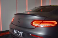 Maxton Design Spoiler Cap black gloss - Mercedes C-Class W205 Coupe AMG-Line