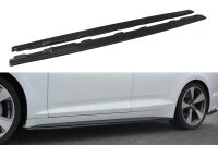 Maxton Design Side skirts extension extension black gloss...