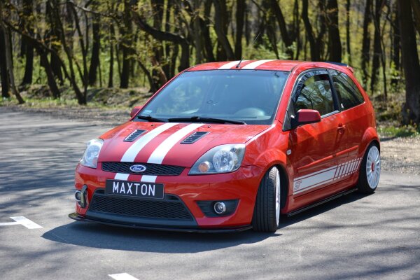 Maxton Design Front extension V.2 black gloss - Ford Fiesta ST MK6