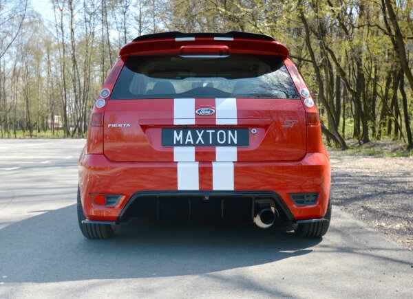 Maxton Design Rear extension Flaps diffuser black gloss - Ford Fiesta ST MK6