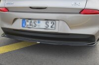 Maxton Design Middle diffuser rear extension black gloss - Hyundai I30 MK3 Hatchback