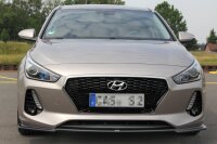 Maxton Design Frontansatz V.1 schwarz Hochglanz - Hyundai I30 MK3 Hatchback