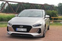 Maxton Design Frontansatz V.1 schwarz Hochglanz - Hyundai I30 MK3 Hatchback