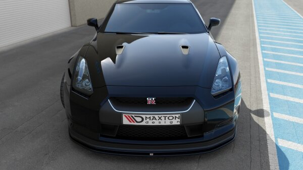 Maxton Design Frontansatz V.2 schwarz Hochglanz - Nissan GT-R Pre-Facelift Coupe (R35-SERIES)