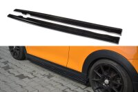 Maxton Design Side skirts extension extension black gloss...