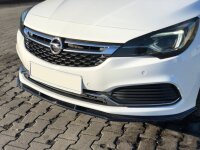 Maxton Design Front extension V.1 black gloss - Opel Astra K OPC-Line