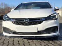 Maxton Design Front extension V.1 black gloss - Opel Astra K OPC-Line