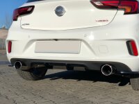 Maxton Design Heckansatz Flaps Diffusor schwarz Hochglanz - Opel Astra K OPC-Line