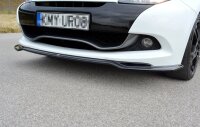 Maxton Design Front extension V.1 black gloss - Renault Clio MK3 RS Facelift