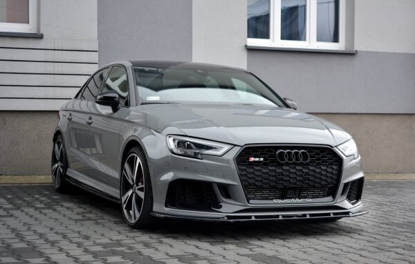 Maxton Design Frontansatz V.1 schwarz Hochglanz - Audi RS3 8V FL Limosine