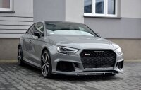 Maxton Design Front extension V.1 black gloss - Audi RS3...