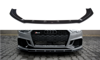 Maxton Design Front extension V.1 black gloss - Audi RS3...