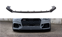 Maxton Design Front extension V.2 black gloss - Audi RS3...