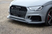 Maxton Design Front extension V.2 black gloss - Audi RS3 8V FL Limosine