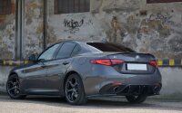 Maxton Design Heckansatz Flaps Diffusor schwarz Hochglanz - Alfa Romeo Giulia Veloce