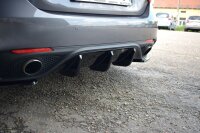 Maxton Design Diffuser rear extension black gloss - Alfa Romeo Giulia Veloce