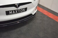 Maxton Design Front extension V.1 black gloss - Tesla Model X