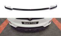 Maxton Design Frontansatz V.1 schwarz Hochglanz - Tesla...