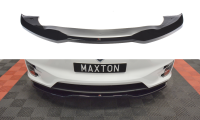 Maxton Design Frontansatz V.2 schwarz Hochglanz - Tesla...