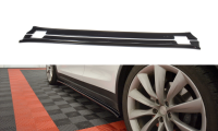 Maxton Design Side skirts extension extension V.1 black...