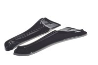 Maxton Design Rear extension Flaps diffuser V.1 black gloss - Tesla Model X