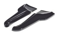 Maxton Design Rear extension Flaps diffuser V.2 black gloss - Tesla Model X