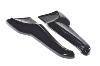 Maxton Design Rear extension Flaps diffuser V.2 black gloss - Tesla Model X