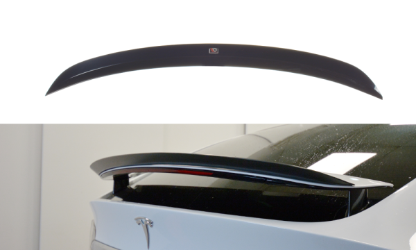 Maxton Design Spoiler Cap V.2 schwarz Hochglanz - Tesla Model X