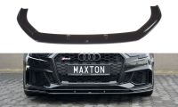 Maxton Design Front extension V.1 black gloss - Audi RS3...