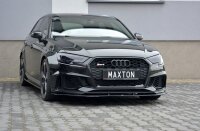 Maxton Design Front extension V.1 black gloss - Audi RS3 8V FL Sportback