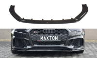 Maxton Design Front extension V.2 black gloss - Audi RS3...