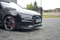 Maxton Design Front extension V.2 black gloss - Audi RS3 8V FL Sportback