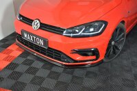 Maxton Design Frontansatz V.6 schwarz Hochglanz - VW Golf 7 R / R-Line Facelift