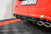 Maxton Design Diffuser rear extension black gloss - VW Golf 7 R Variant Facelift