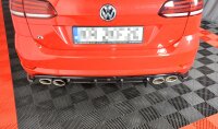 Maxton Design Diffusor Heckansatz schwarz Hochglanz - VW Golf 7 R Variant Facelift