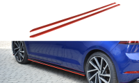 Maxton Design Side skirts extension extension V.2 black...