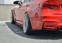 Maxton Design Rear extension Flaps diffuser V.1 black gloss - BMW M3 F80