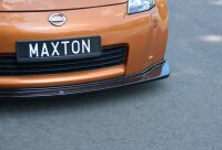 Maxton Design Front extension black gloss - Nissan 350Z