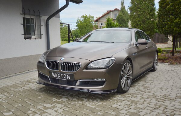 Maxton Design Frontansatz schwarz Hochglanz - BMW 6er Gran Coupe