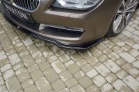 Maxton Design Front extension black gloss - BMW 6 Series Gran Coupe