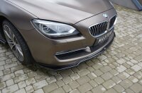 Maxton Design Front extension black gloss - BMW 6 Series Gran Coupe