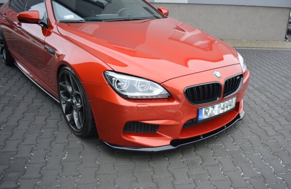 Maxton Design Front extension black gloss - BMW M6 Gran Coupe