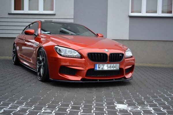 Maxton Design Side skirts extension extension black gloss - BMW M6 Gran Coupe