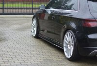 Maxton Design Side skirts extension extension black gloss...