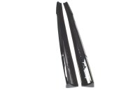 Maxton Design Side skirts extension extension black gloss - Audi S3 / A3 S-Line 8V / 8V FL Hatchback