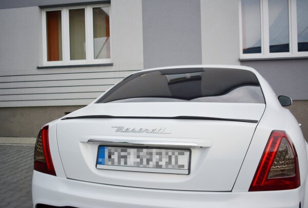 Maxton Design Spoiler Cap black gloss - Maserati Quattroporte MK5 Facelift