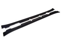 Maxton Design Side skirts extension extension black gloss - Maserati Quattroporte MK5 Facelift