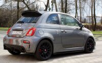 Maxton Design Spoiler Cap black gloss - Fiat 500 ABARTH MK1 Facelift