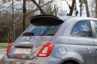 Maxton Design Spoiler Cap black gloss - Fiat 500 ABARTH MK1 Facelift